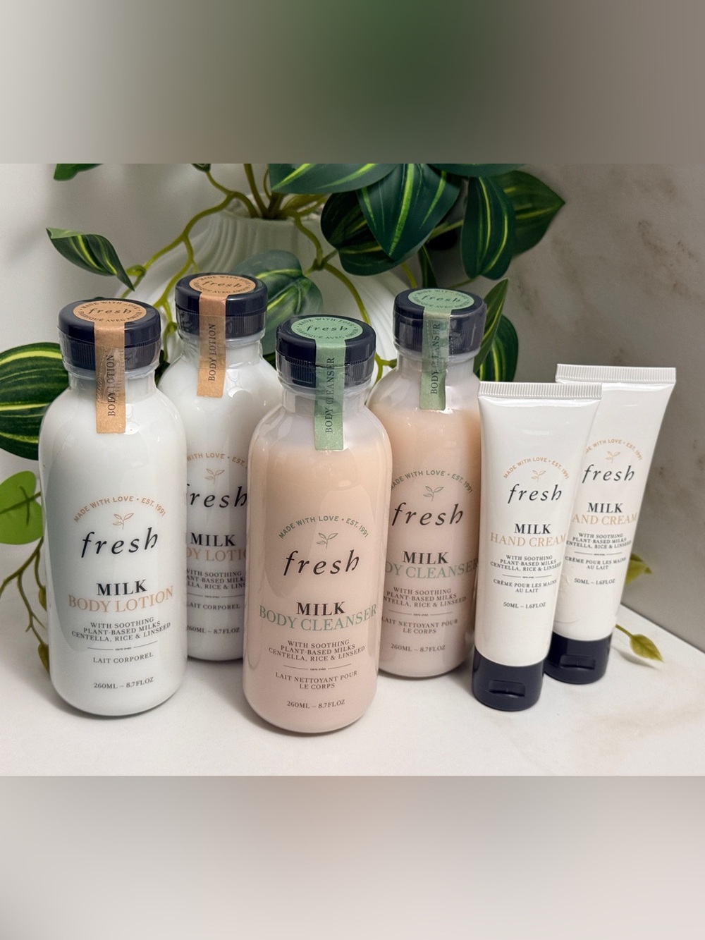 fresh Milk Body Cleanser — Cream & White